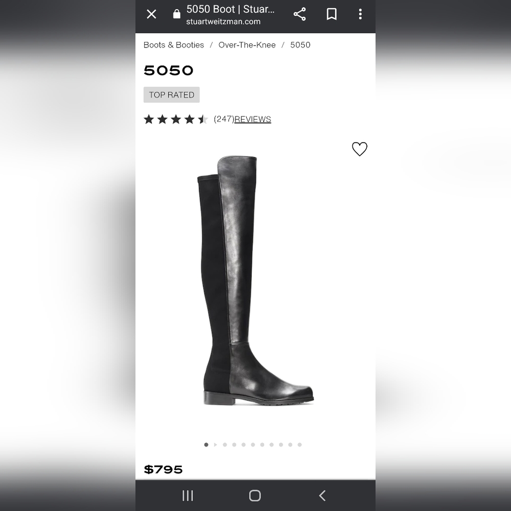 Stewart Weitzman 50/50 Boot